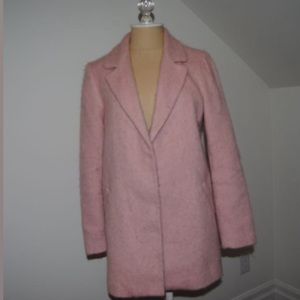 Pink pea coat